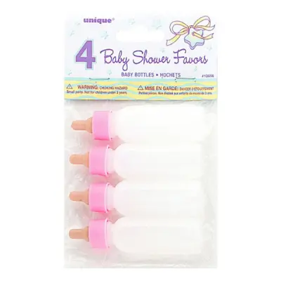 Bordsdekoration Nappflaska Rosa