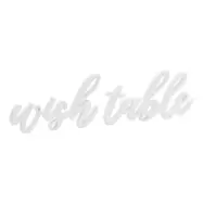 Bordsdekoration Wish Table Vit