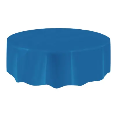 Bordsduk Klintblå Rund