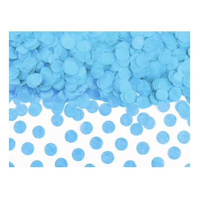 Bordskonfetti Runda Ljusblå - 15 gram