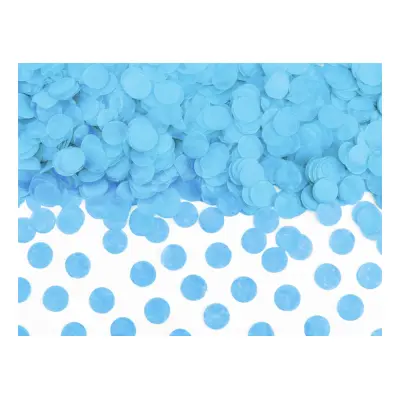 Bordskonfetti Runda Ljusblå - 15 gram