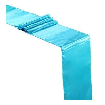 Bordslöpare Satin Ljusblå