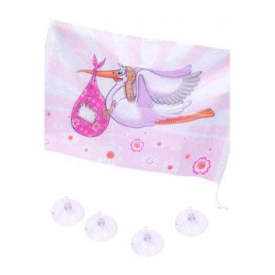 Buttericks Babyshower Fönsterdekor 60x90cm (Rosa)