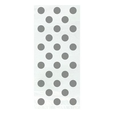 Cellofanpåsar Silver Prickiga - 20-pack