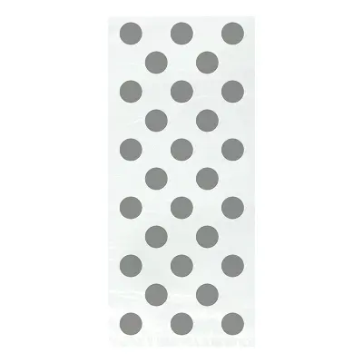 Cellofanpåsar Silver Prickiga - 20-pack