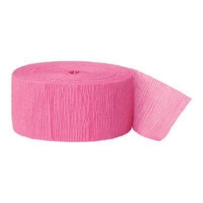 Kräpprulle Neonrosa