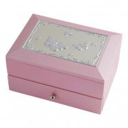 Dacapo Silver Smyckeskrin med låda (Rosa)