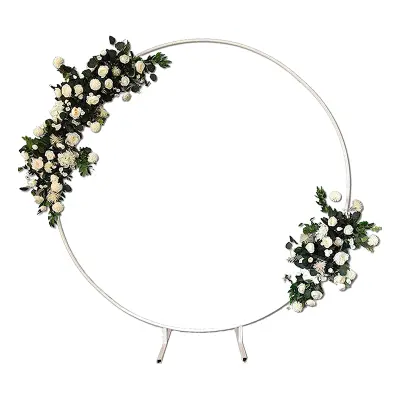 Dekorationsbåge Rund Vit