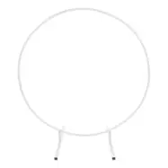 Dekorationsställning Rund Liten Vit