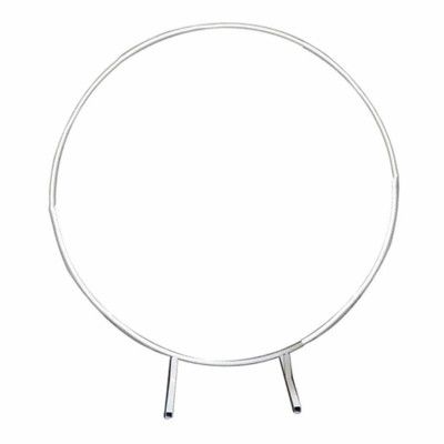 Dekorationsställning Rund Liten Vit