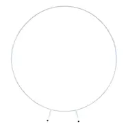 Dekorationsställning Vit Rund - 200 cm