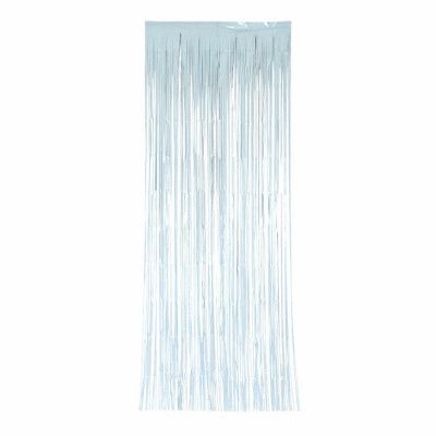 Dörrdraperi Ljusblå