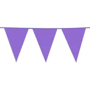 Vimpelgirlang Ljuslila - 10m x 30 x 45 cm