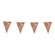Vimpelgirlang Roséguld - 10 m