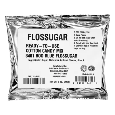 Flossugar Sockervaddsmix Boo Blue - 227 g