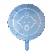 Folieballong Baby, Blue, 46 cm