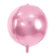 Folieballong Boll Ljusrosa