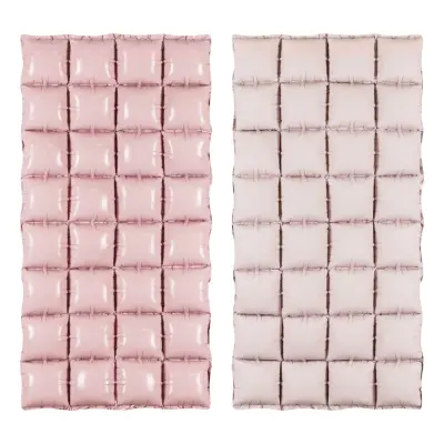 Folieballong Backdrop Ljusrosa