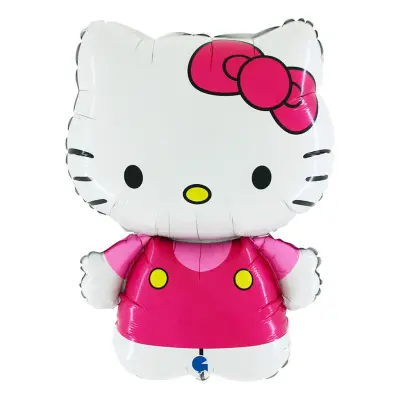 Folieballong Hello Kitty Fuxia