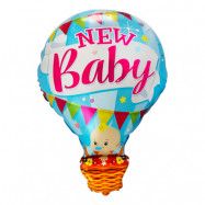 Folieballong New Baby Blå Luftballong