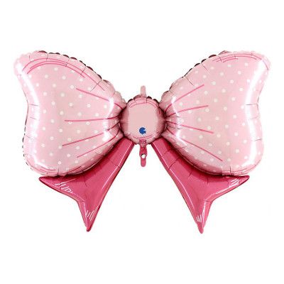 Folieballong Rosa Rosett Shape