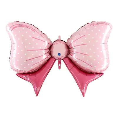 Folieballong Rosa Rosett Shape