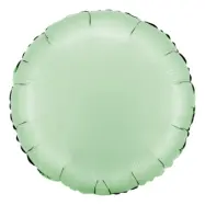 Folieballong Rund Satin Glazed Mint