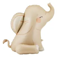 Folieballong Sittande Elefant