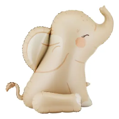 Folieballong Sittande Elefant