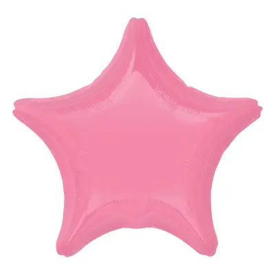 Folieballong Stjärna Rosa