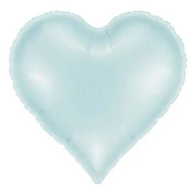 Folieballong Sweetie Heart Satin Pastellblå