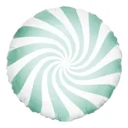 Folieballong Vit/Mint Candy