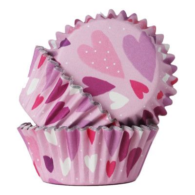 Folieformar Muffins Hjärtan - 30-pack