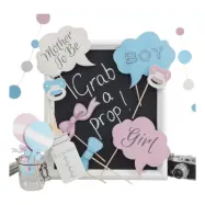 Fotoprops Babyshower - 10-pack
