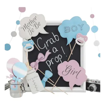 Fotoprops Babyshower - 10-pack