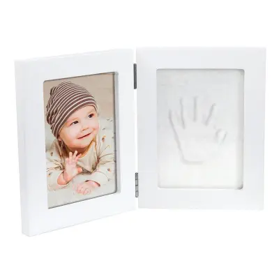 Fotoram med handavtryck Liten Dubbel - Leksaksaffären -  Leksaksaffären