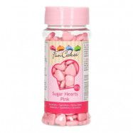 FunCakes Strössel Sugar Hearts Pink/Rosa - 80 g