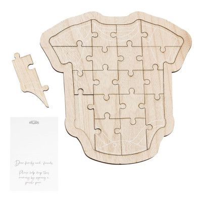 Gästbok Babyshower i Trä