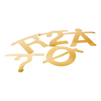 Gör-Det-Själv XL Girlang - Guld