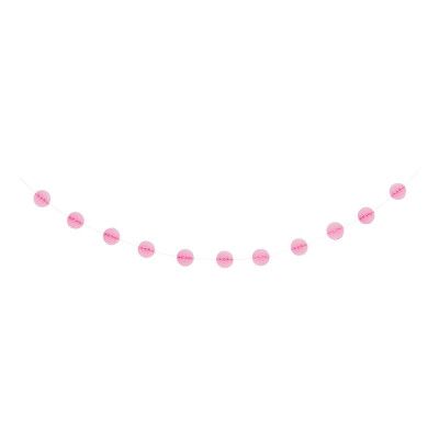 Girlang Honeycombs Ljusrosa