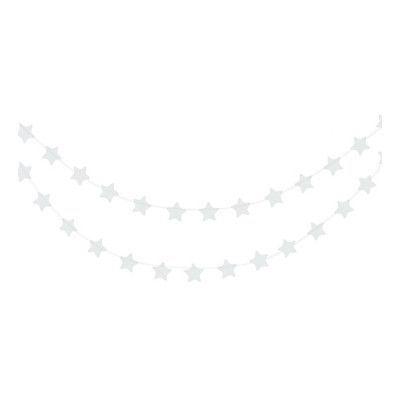 Girlang Stjärnor Vit