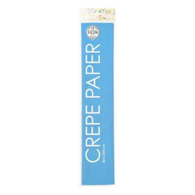 Kräppapper Bebisblå - 50x250cm