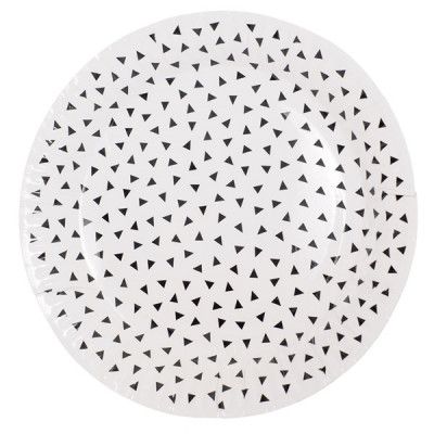 Jabadabado, Papptallrik konfetti svart