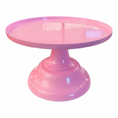 Kakställ i Metall Rosa