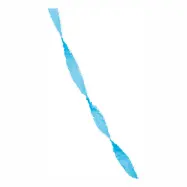 Kräppapper Girlang Blå