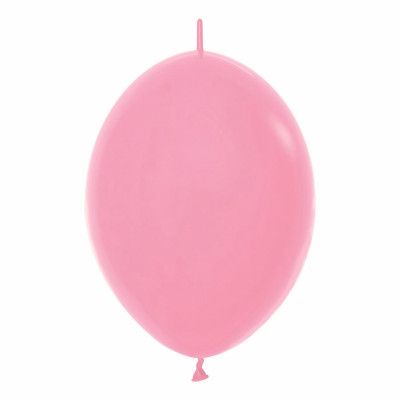 Länkballonger Ljusrosa - 25-pack