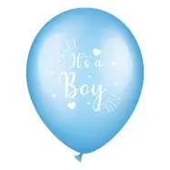 Ballonger Its a Boy Blå - 6-pack