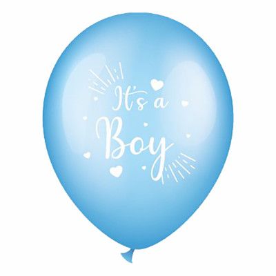 Ballonger Its a Boy Blå - 6-pack