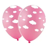 Ballonger med Moln Rosa - 10-pack