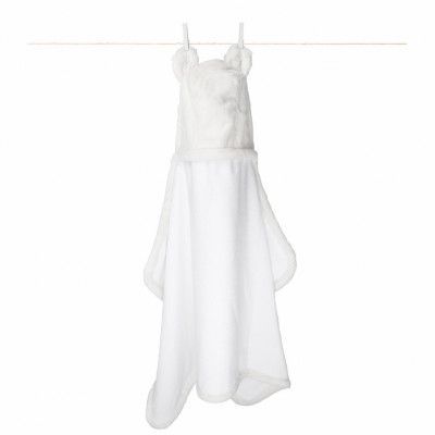Little Giraffe, Luxe Badcape med öron Vit